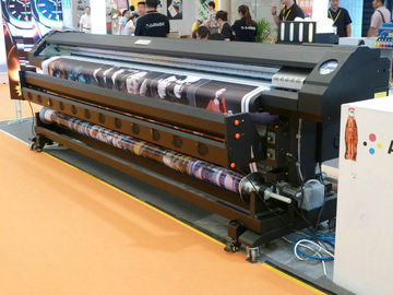 4개의 색깔 큰 체재 용해력이 있는 인쇄 기계 77802L는 코드 기치를 위해 편들어 두배로 합니다