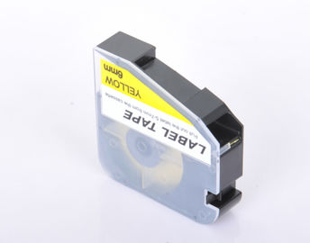 수송 상표 테이프 카트리지 12mm 끈끈한 상표 제작자 검정 테이프
