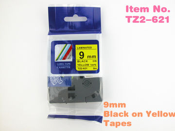 형제 TZ-621를 위한 노란 상표 테이프 보충에 P 접촉 검정