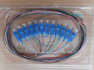 12core SC/UPC 연결관, ODF에 있는 1.5meter 사용을 가진 다채로운 느슨한 관 광섬유 떠꺼머리, moudule, 카세트, 장