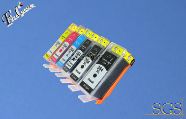 칩 주문품 잉크 제트 카트리지를 가진 5개의 색깔 HP 364 XL 호환성 인쇄기 잉크 카트리지
