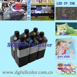 낮은 냄새 전능 인쇄 UV 잉크 LED 평상형 트레일러 인쇄 기계 보충물은 치료할 수 있는 잉크를 지도했습니다