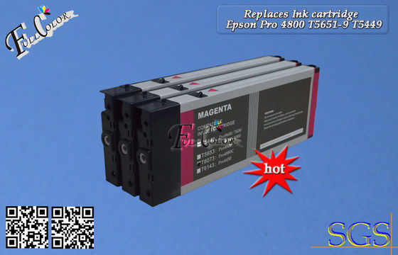호환성 인쇄기 잉크 카트리지 Eposon 직업적인 4800는 Cartridgte T5651-9를 대체합니다