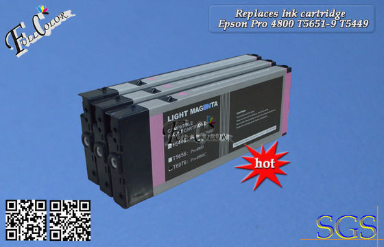 호환성 인쇄기 잉크 카트리지 Eposon 직업적인 4800는 Cartridgte T5651-9를 대체합니다