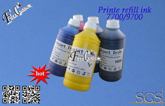 Epson 첨필 Pro7700 9700 넓은 체재 인쇄기 잉크 5color 세트를 위한 호환성 보충물 안료 잉크
