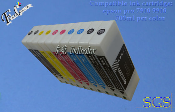 Epson 첨필 직업적인 7900 및 9900 인쇄 기계 700ml를 위한 큰 체재 잉크 카트리지