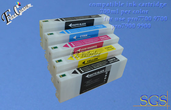 350ML Epson 직업적인 7900/9900 인쇄 기계 11 색깔을 위한 다시 채울 수 있는 큰 체재 잉크 카트리지
