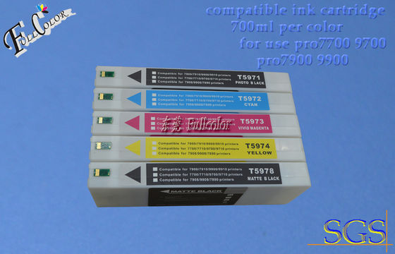 350ML Epson 직업적인 7900/9900 인쇄 기계 11 색깔을 위한 다시 채울 수 있는 큰 체재 잉크 카트리지