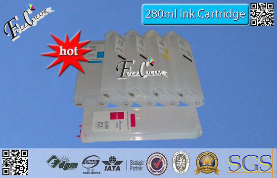 PP 6는 HP T1100/T1100ps 인쇄 기계 260ml를 위한 다시 채울 수 있는 큰 체재 잉크 카트리지를 착색합니다