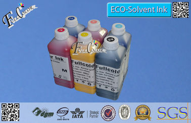 6 색깔 1000ml 병 안료는 Epson 첨필 사진 1400년 인쇄 기계 OEM를 위한 Eco 용매 잉크의 기초를 두었습니다