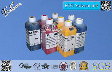 6 색깔 1000ml 병 안료는 Epson 첨필 사진 1400년 인쇄 기계 OEM를 위한 Eco 용매 잉크의 기초를 두었습니다