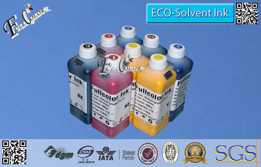 6 색깔 1000ml 병 안료는 Epson 첨필 사진 1400년 인쇄 기계 OEM를 위한 Eco 용매 잉크의 기초를 두었습니다