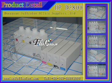 DIY HP81 CISS 호환성 HP Designjet D5800 인쇄 기계 BK C M Y 지속적인 잉크 보급 체계