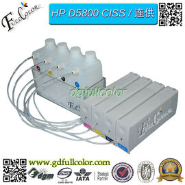 DIY HP81 CISS 호환성 HP Designjet D5800 인쇄 기계 BK C M Y 지속적인 잉크 보급 체계