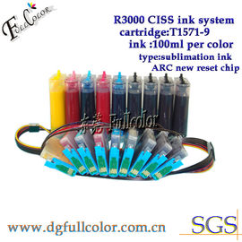 가득 차있는 안료 잉크는 Epson T1571 - T1579 CISS 지속적인 잉크 보급 체계 9 색깔 200ml를 각 색깔 다시 채웠습니다